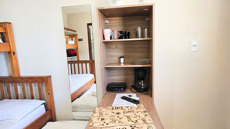 Kitnet Mob, Ar Cond e Vista Para o Mar - Kit 1